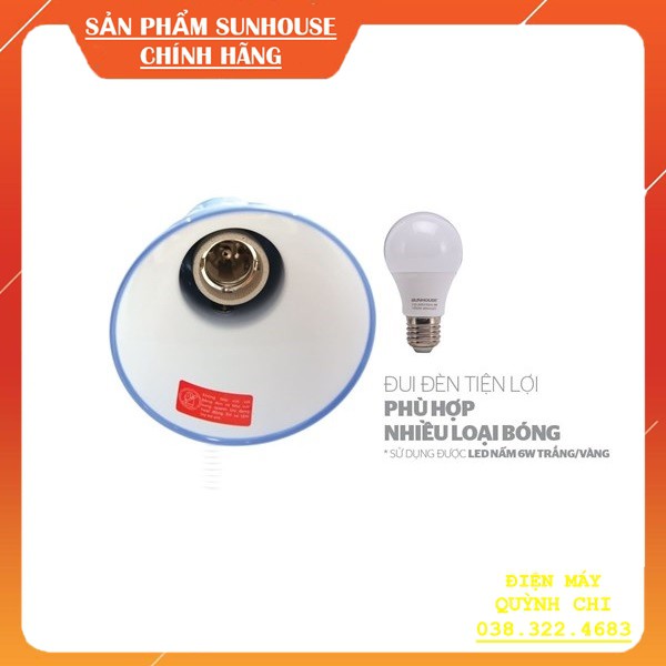 Đèn bàn Sunhouse - SH-SL-05B - Tặng bóng Led 6W Sunhouse chống cận