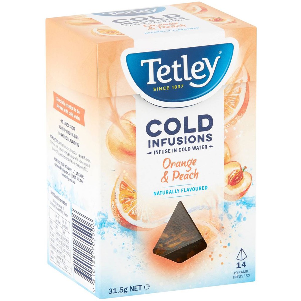 Trà trái cây thanh lọc detox giải khát cho cơ thể TETLEY COLD INFUSION