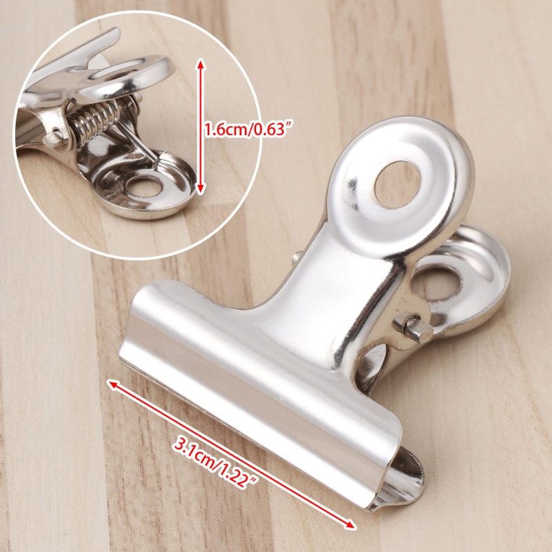Bộ 10 Kẹp Miệng Túi Đựng Thực Phẩm Bằng Kim Loại Hình Chó Bull