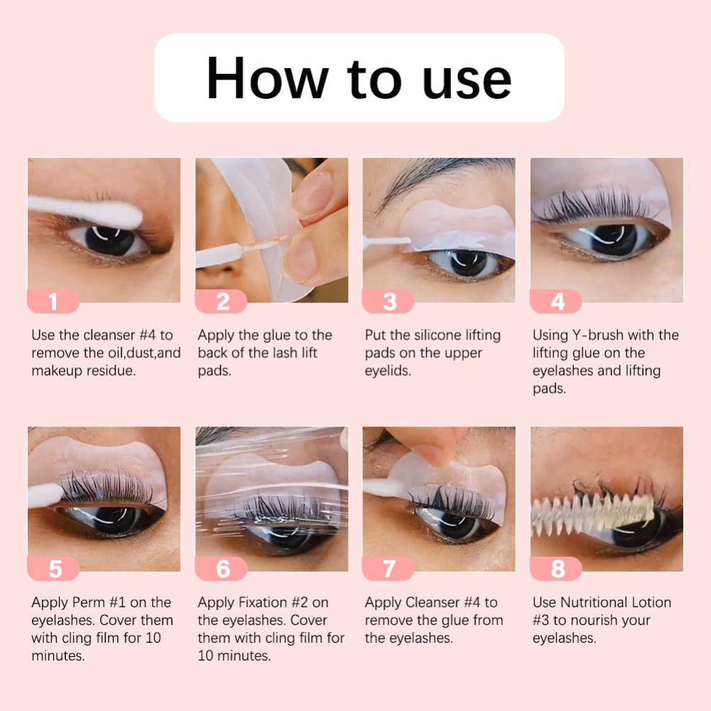 Lakerain Bộ Nâng Mi Nâng Mi Bán Vĩnh Viễn Kem Dưỡng Uốn Cố Định Keo Làm Xoăn Lasher Beauty Salon Sử Dụng Tại Nhà Pro Kit JULYSTAR