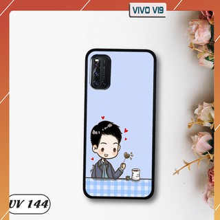 Ốp lưng Vivo V19 lưng nhám viền dẻo