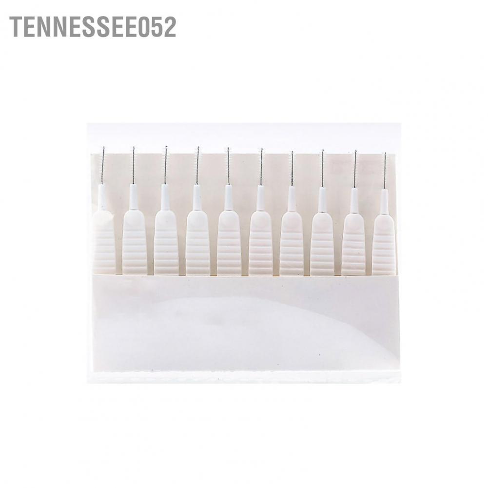 Tennessee052 10pcs Mini Shower Head Cleaning Brush Scratch Proof Slip Small Hole Nylon Cleaner for Nozzle Blockages