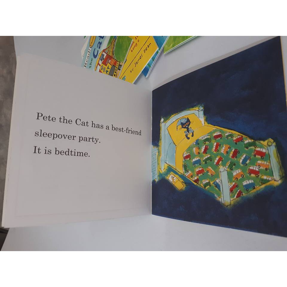 [Free ship]Bộ Nhập 12c - I can read - Pete the cat + File nghe