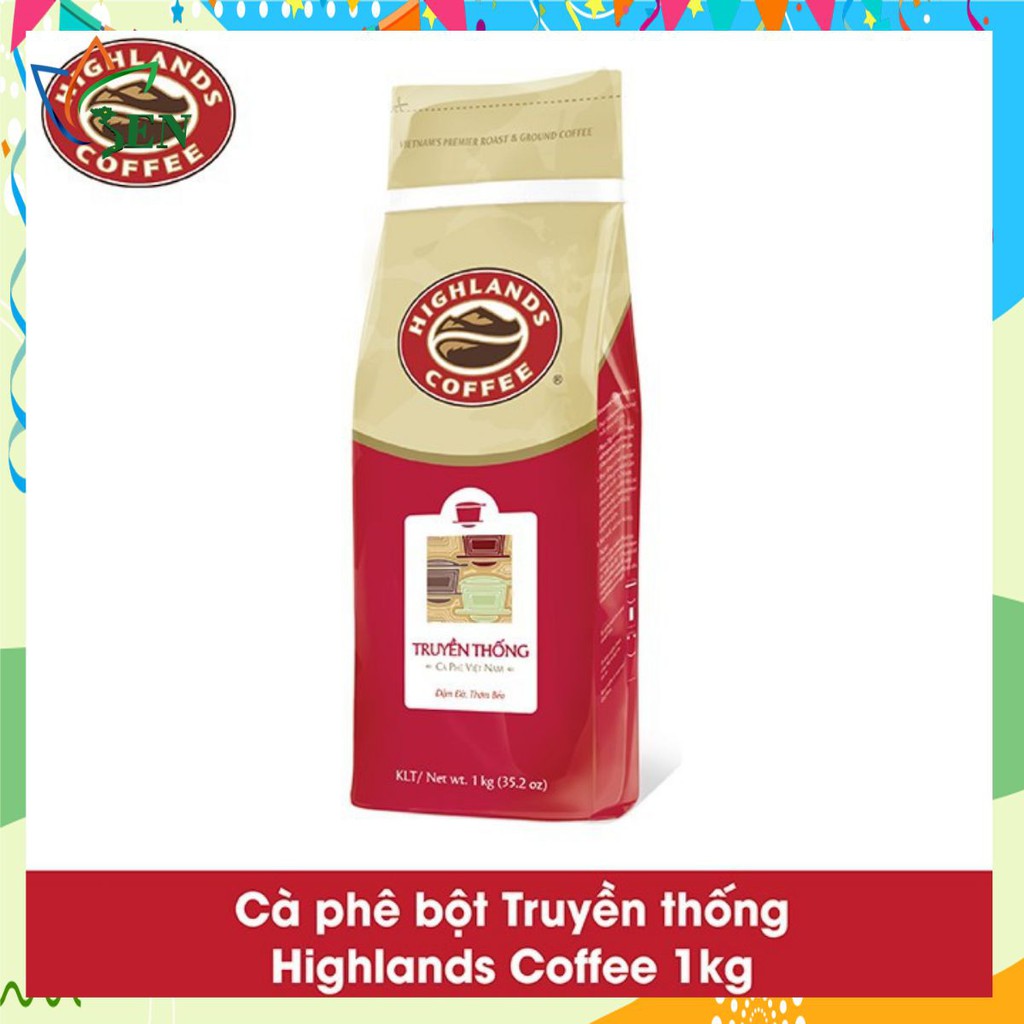 [SenXanh CAFE] Cà phê bột Truyền thống Highland Coffee 1KG | BigBuy360 - bigbuy360.vn