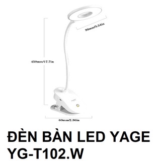 Đèn Bàn Yage YG-T101.W / YG-T102.W / YG-T401.W / YG-T402.W / YG-T403.W / YG-T404.W / YG-TW01