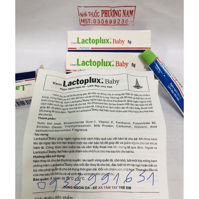 Kem bôi da Lactoplux-tuýp 5g