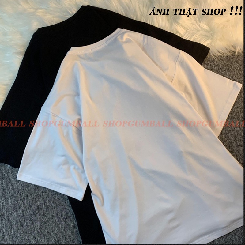 Áo Thun Tay Lỡ Unisex Áo Phông Form Rộng Nam Nữ In Hình Khủng Long Oversize Cá Tính