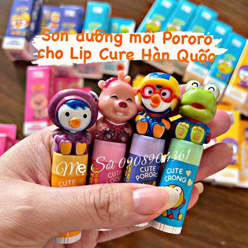Son dưỡng môi Pororo Lip Cure Hàn Quốc cho bé 1tuổi