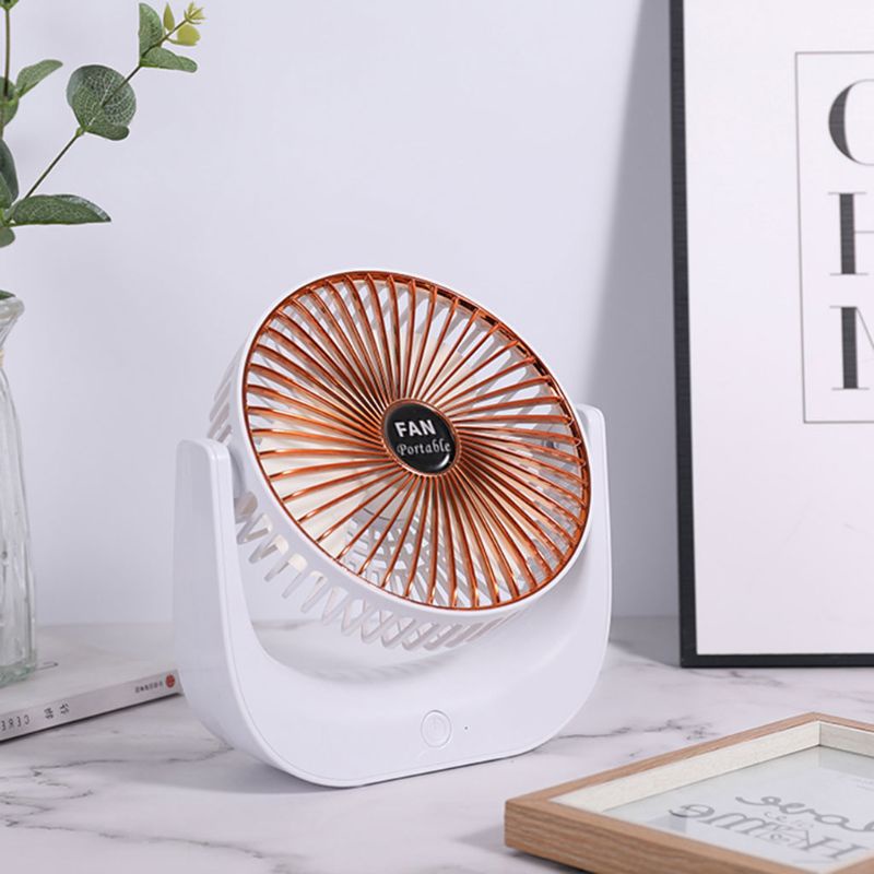 Quạt Điện Mini Cầm Tay 3 Tốc Độ Tùy Chỉnh Kèm Sạc USB Tiện Dụng Cho Mùa Hè