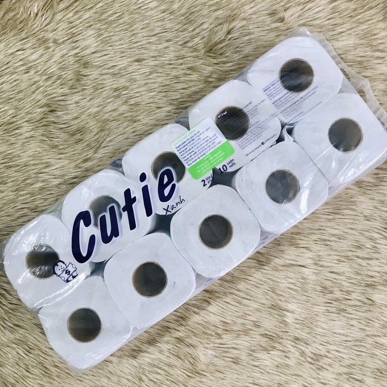 Giấy Vệ Sinh Cutie Xanh