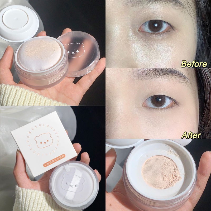 Phấn Phủ JOCO Dạng Bột Mềm Mại Chống Thấm Nước Lâu Trôi Chống Thấm Mồ Hôi Tự Nhiên Se Khít Lỗ Chân Lông