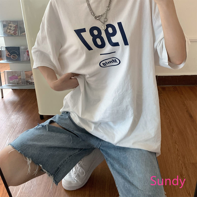 Quần Short Jeans Lưng Cao Ống Rộng Thời Trang Dành Cho Nữ