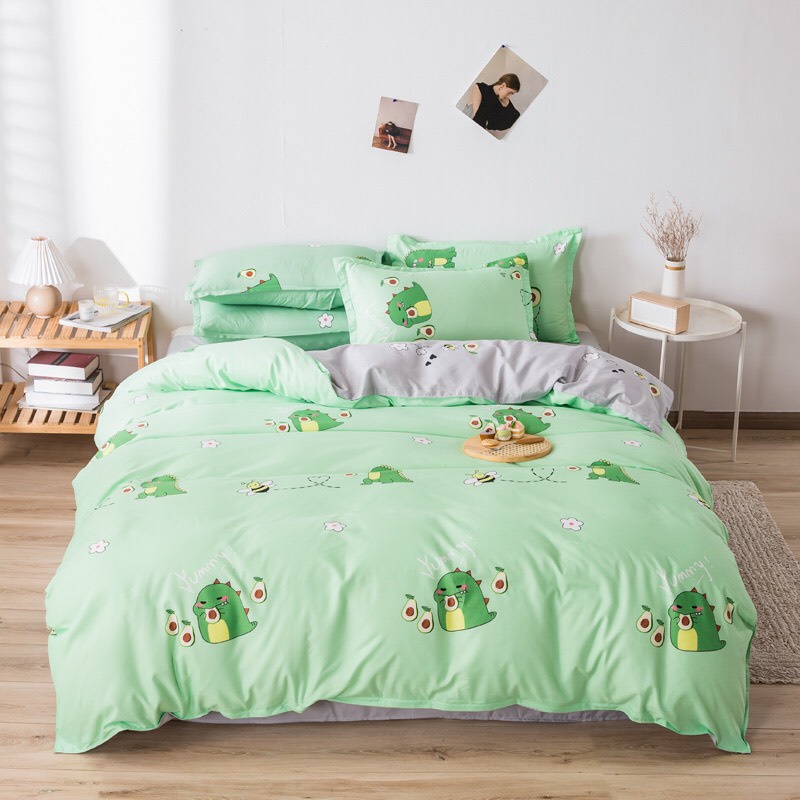 Bộ Ga gối 1m4x2m1 ga 2 vỏ gốiCotton Poly,được chọn mẫu