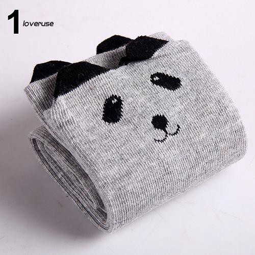 Vớ Cotton Dài Qua Gối Họa Tiết Hoạt Hình Dễ Thương Cho Bé Gái