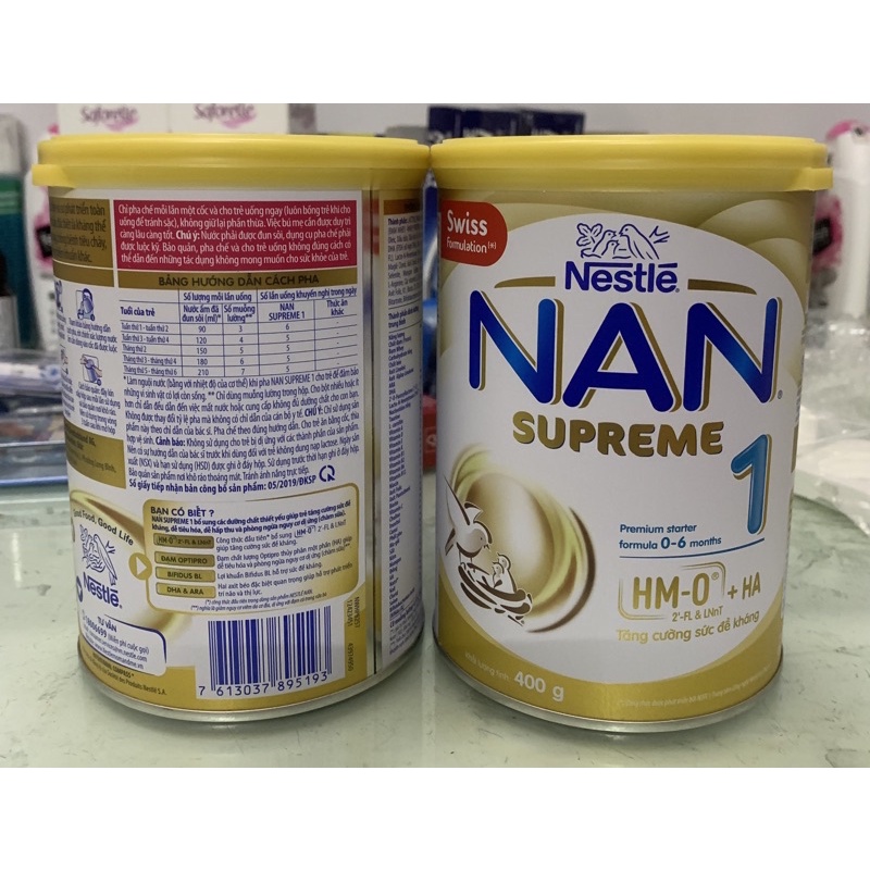 Sữa Nan supreme 1 nhập Đức