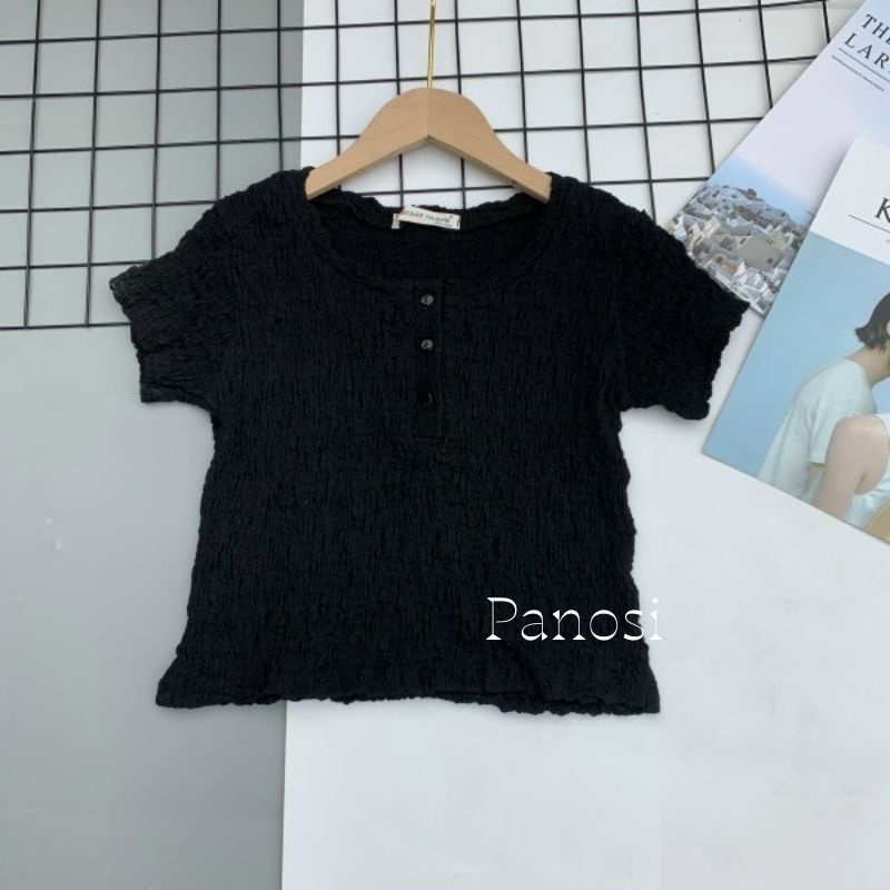 Áo croptop nữ áo phông nữ chất xốp cao cấp thoáng mát mùa hè phong cách hàn quốc - Mã A601