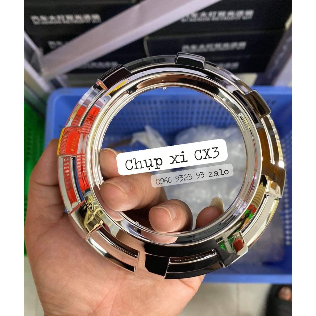 Chụp Xi gắn Vòng Thiên Thần cho Bi cầu bi led 3.0 oto xe máy