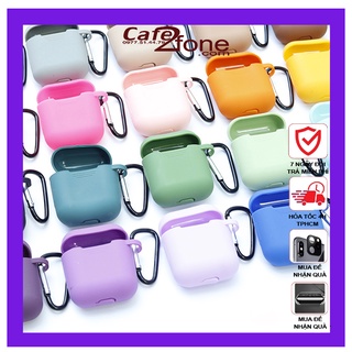Vỏ bảo vệ tai nghe Airpods, Airpods 2, case airpod 2, airpod kèm móc khóa (bảng màu số 2)