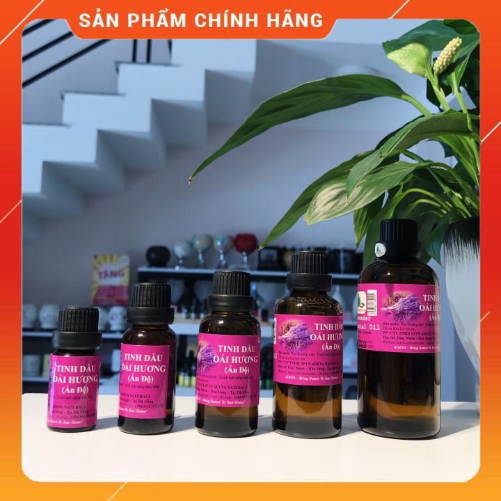 Tinh dầu Oải hương Ấn độ nguyên chất ⚡FREESHIP⚡ nhiều dung tích