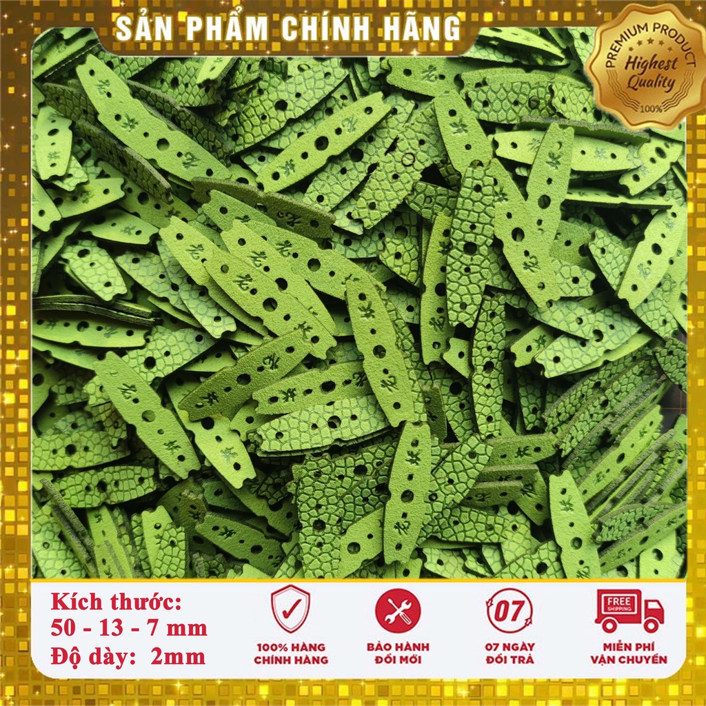 Da ná cao su Quỷ xanh 3 lỗ hàng chuẩn chất lượng cao