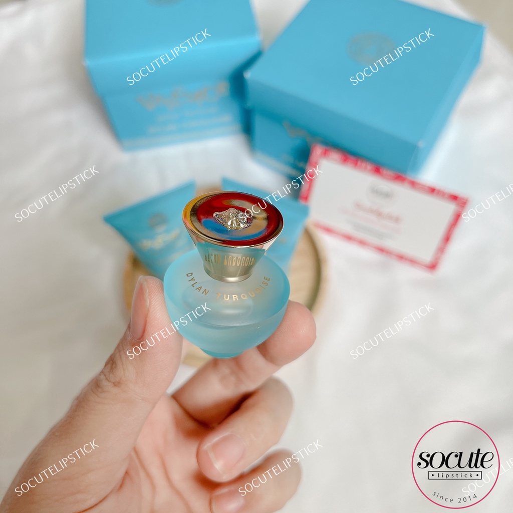 Giftset Nước hoa Veersace Pour Femme Dylan Turquoise 5ml Minisize