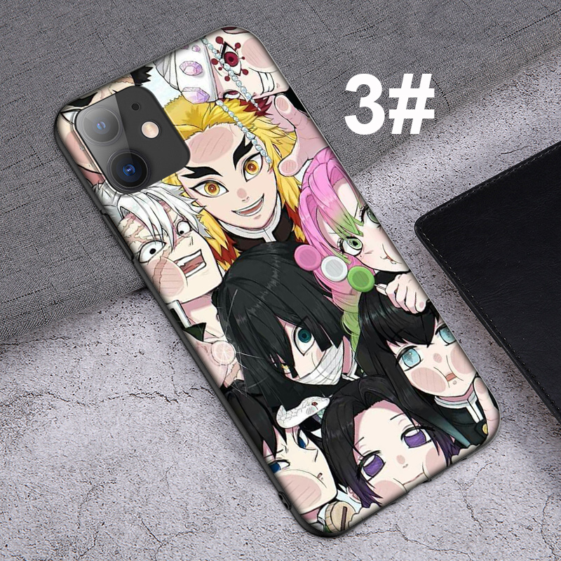 iPhone XR X Xs Max 7 8 6s 6 Plus 7+ 8+ 5 5s SE 2020 Casing Soft Case 54SF Kimetsu No Yaiba Demon Slayer Anime mobile phone case