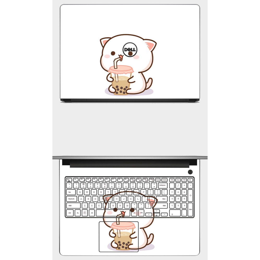 SKIN dán Laptop in hình TRÀ SỮA CUTE. Full các dòng máy: Asus, Acer, Dell, HP,.. In hình theo yêu cầu