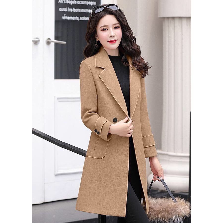 ÁO KHOÁC DẠ CỔ VEST 2 NÚT CAO CẤP KS400427(hàng nhập) | BigBuy360 - bigbuy360.vn