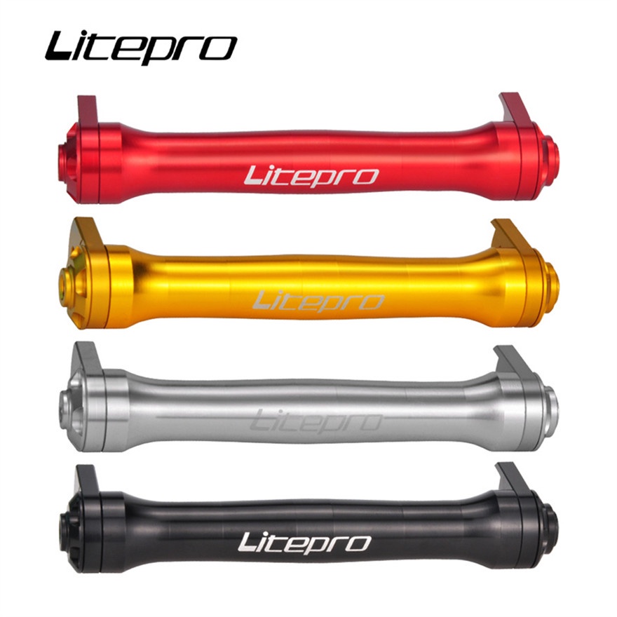 Thanh ống nối dài Litepro bằng hợp kim nhôm tiện dụng dành cho xe đạp Brompton