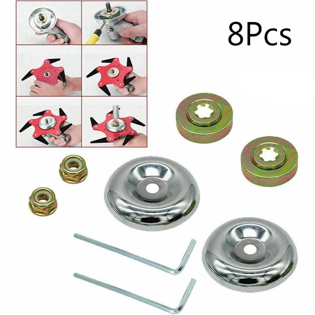 BTLIMER Set 8 Cọ Vệ Sinh Thay Thế Bằng Kim Loại Siêu Bền Tiện Dụng