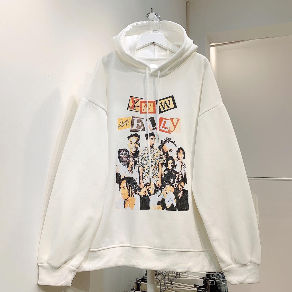 210751 Áo hoodie nỉ bông chữ M, áo nỉ nữ thời trang ulzzang