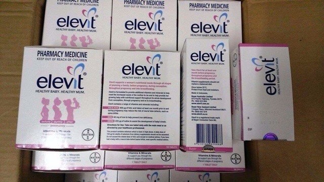 Viên uống Elevit Healthy Baby Healthy Mum bổ sung Vitamin cho bà bầu Úc