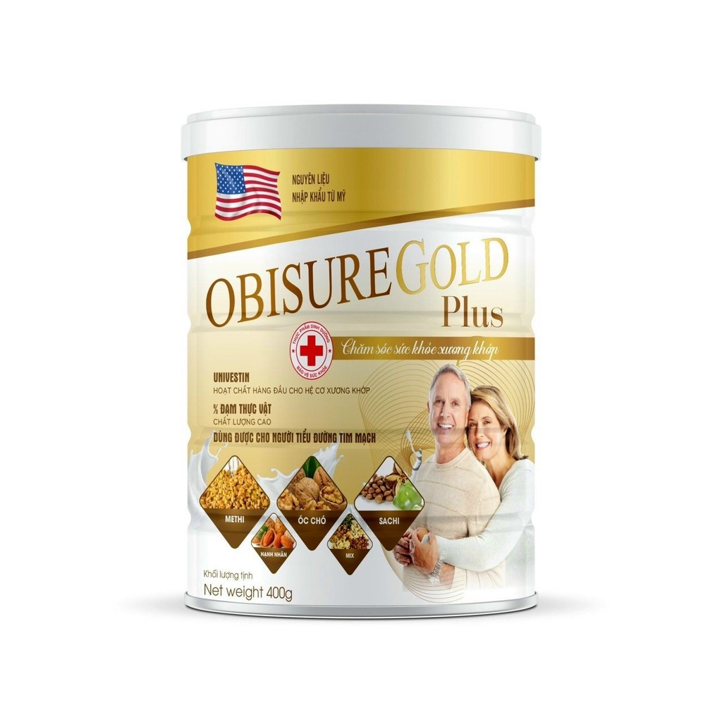 Sữa Hạt Xương Khớp Obisure Gold Plus Giúp Nuôi Dưỡng Và Bảo Vệ Sụn Khớp, Xương Khớp Vận Động Linh Hoạt, Hấp Thụ Tốt