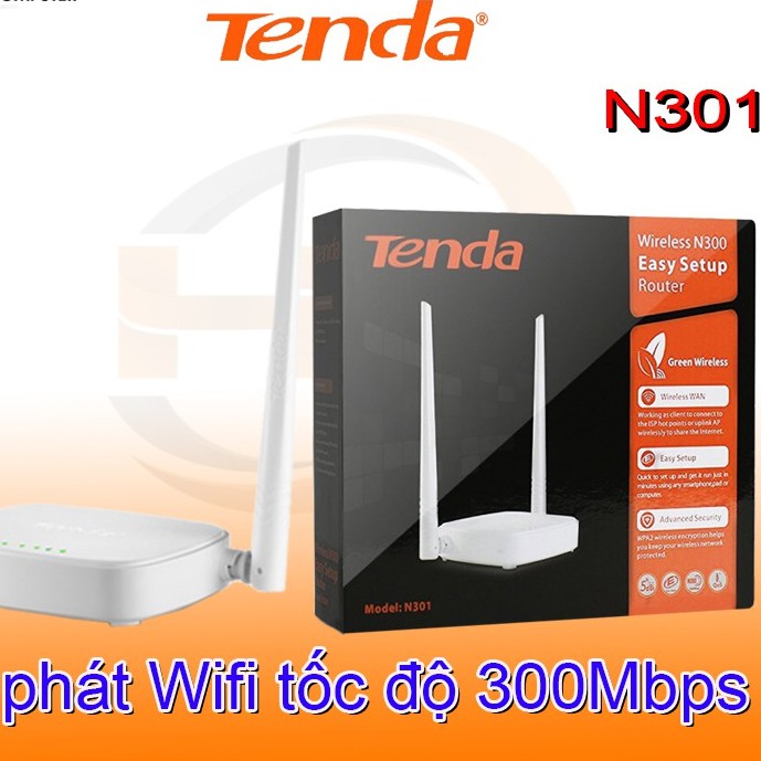 Bộ phát WiFi Tenda N301 Microsun phân phối