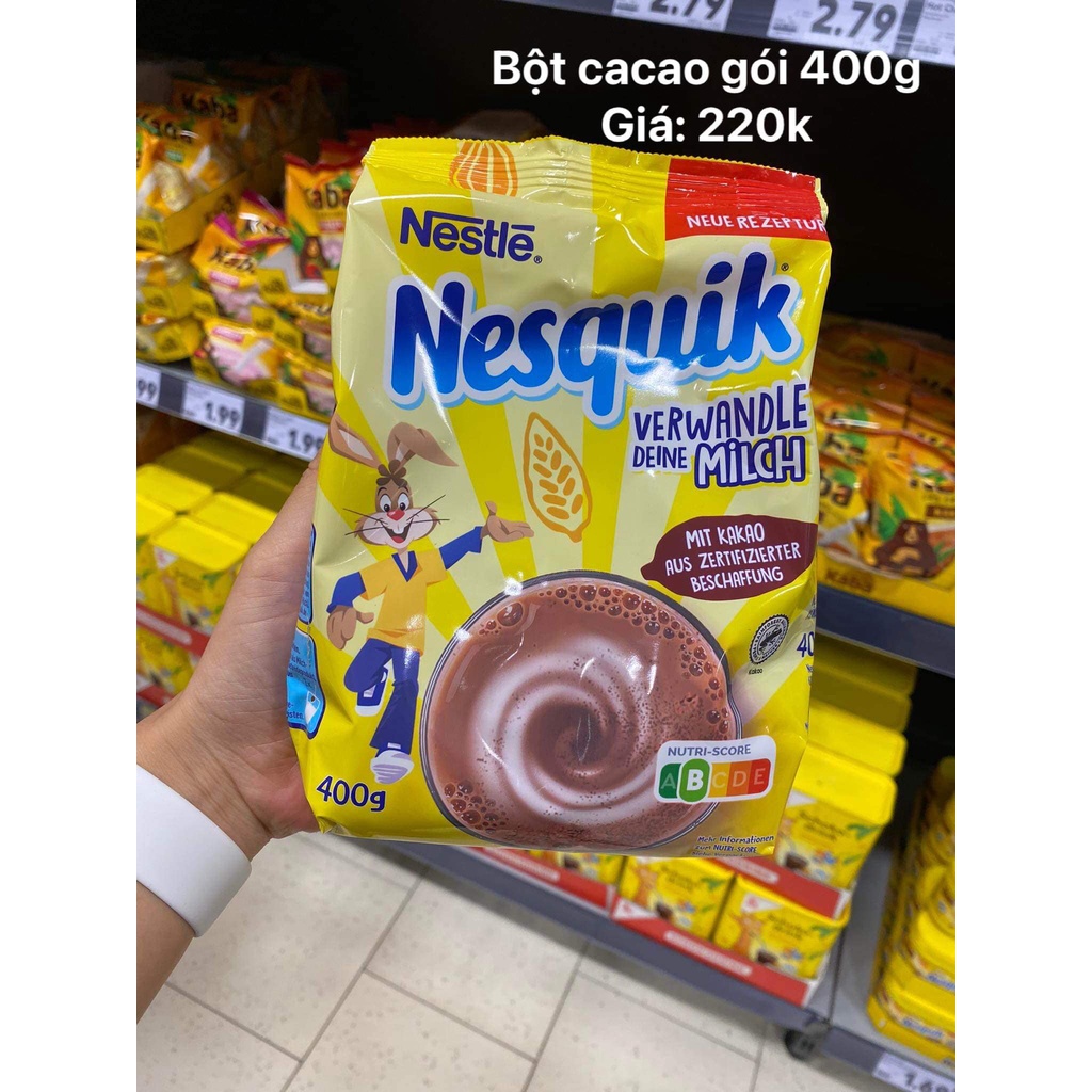 HOT DEAL: Cacao Nesquik Đức 400g date mới nhất, giá rẻ nhất