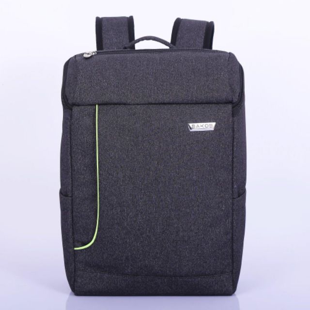 Balo Laptop Sakos Beta i14 - Grey/ Green