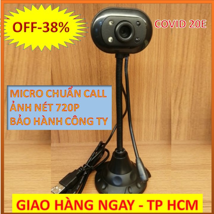 Giao hàng ngay- WEBCAM -HD1080p -12 Megapixel- USB 3.0- Microphone-Led hồng ngoại Nhìn Xuyên Đêm- Học, họp trực tuyến
