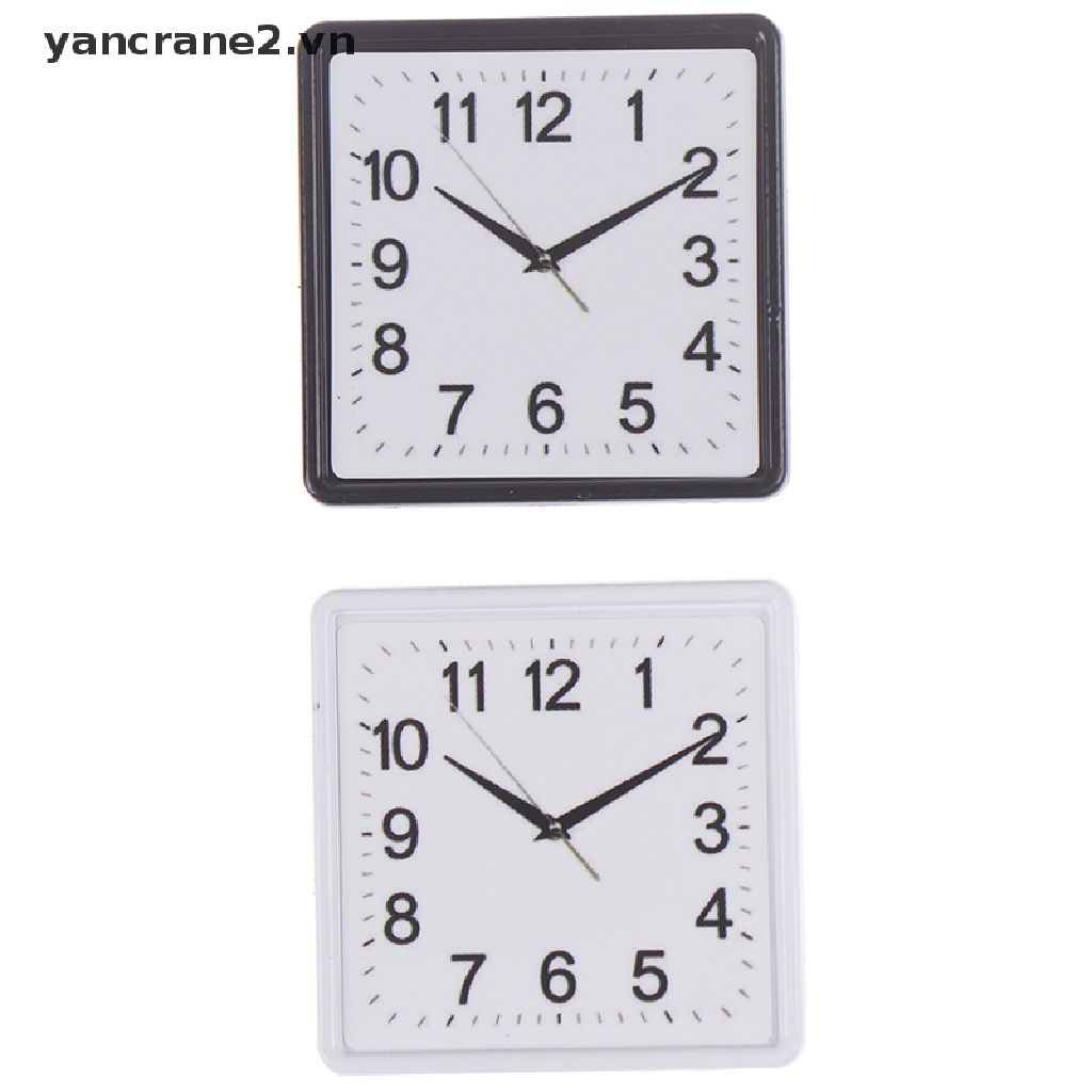 Đồng Hồ Treo Tường Bằng Nhựa Tỉ Lệ 1: 12 Trang Trí Nhà Búp Bê