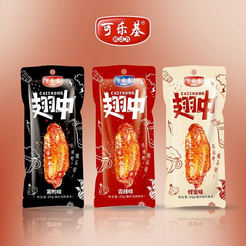 1 HỘP 30 CHIẾC CÁNH GIỮA GÀ TẨM MẬT ONG ĂN LIỀN
