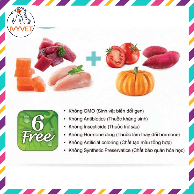 Thức ăn cho chó hạt ANF 6Free Organic, Nature Kitchen gói 400g