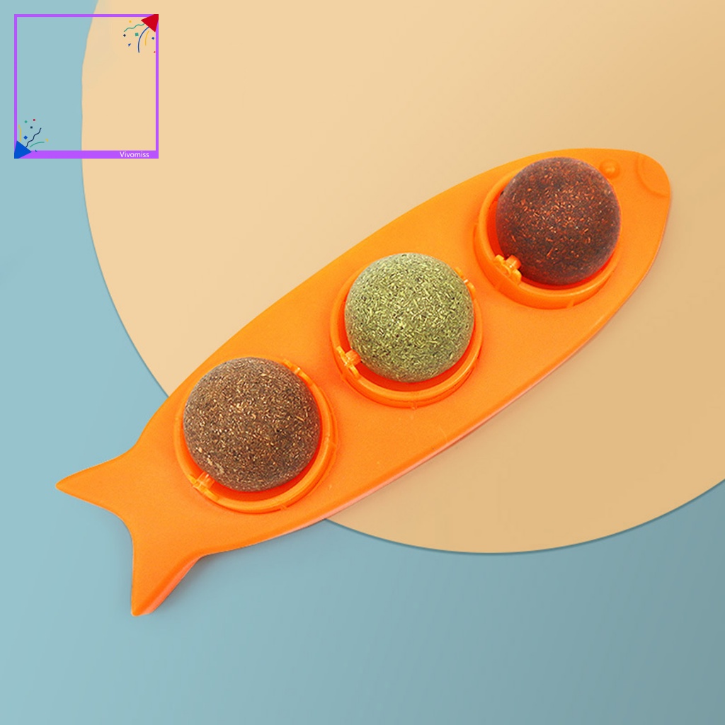 Quả Bóng Catnip Gắn Tường Sáng Tạo Thoải Mái Cho Mèo Cưng