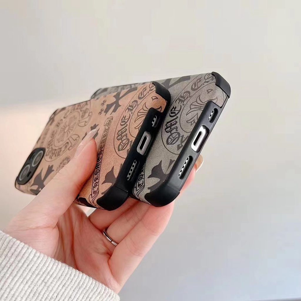 Ốp Điện Thoại Phối Da Sang Trọng Dành Cho iphone 13 Pro Max i13 13pro 11 Pro Max i11 iX XS XS Max 7 Plus 8 Plus 12 Pro Max