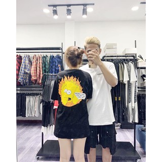 áo phông offwhite in hình simpson