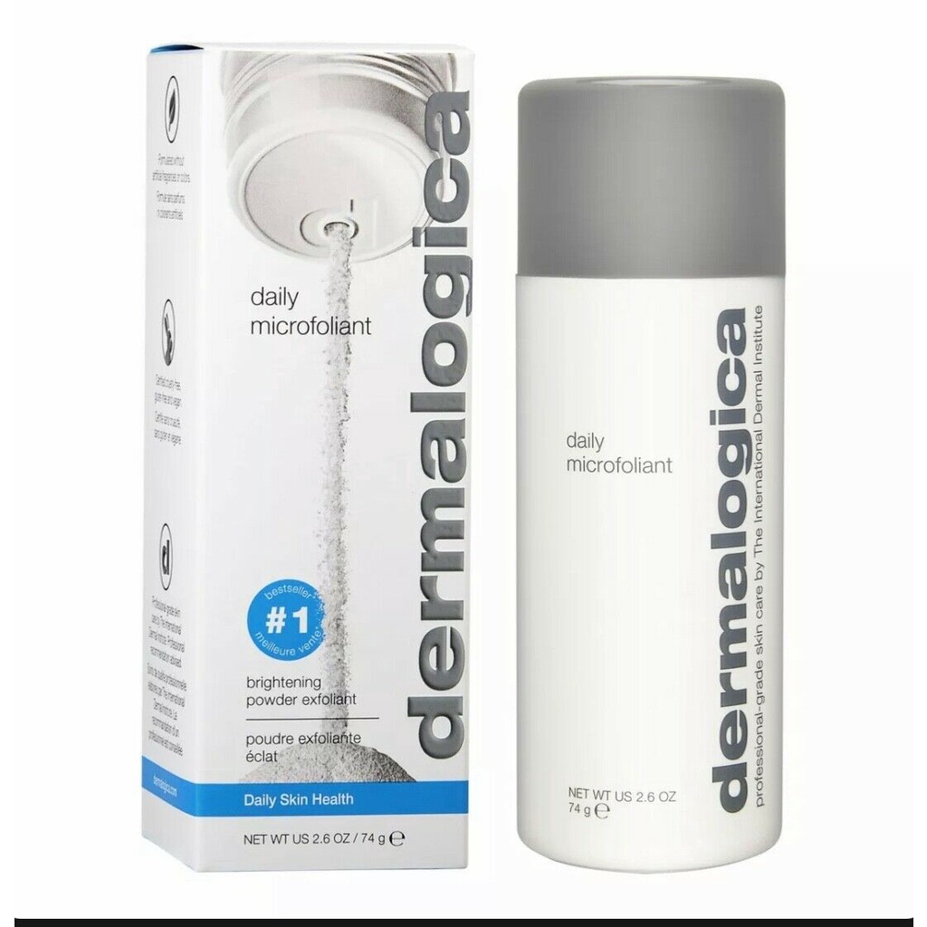 Bột Tẩy Da Chết Cám Gạo Dermalogica - Daily Microfoliant 74g - Sáng Mịn Da