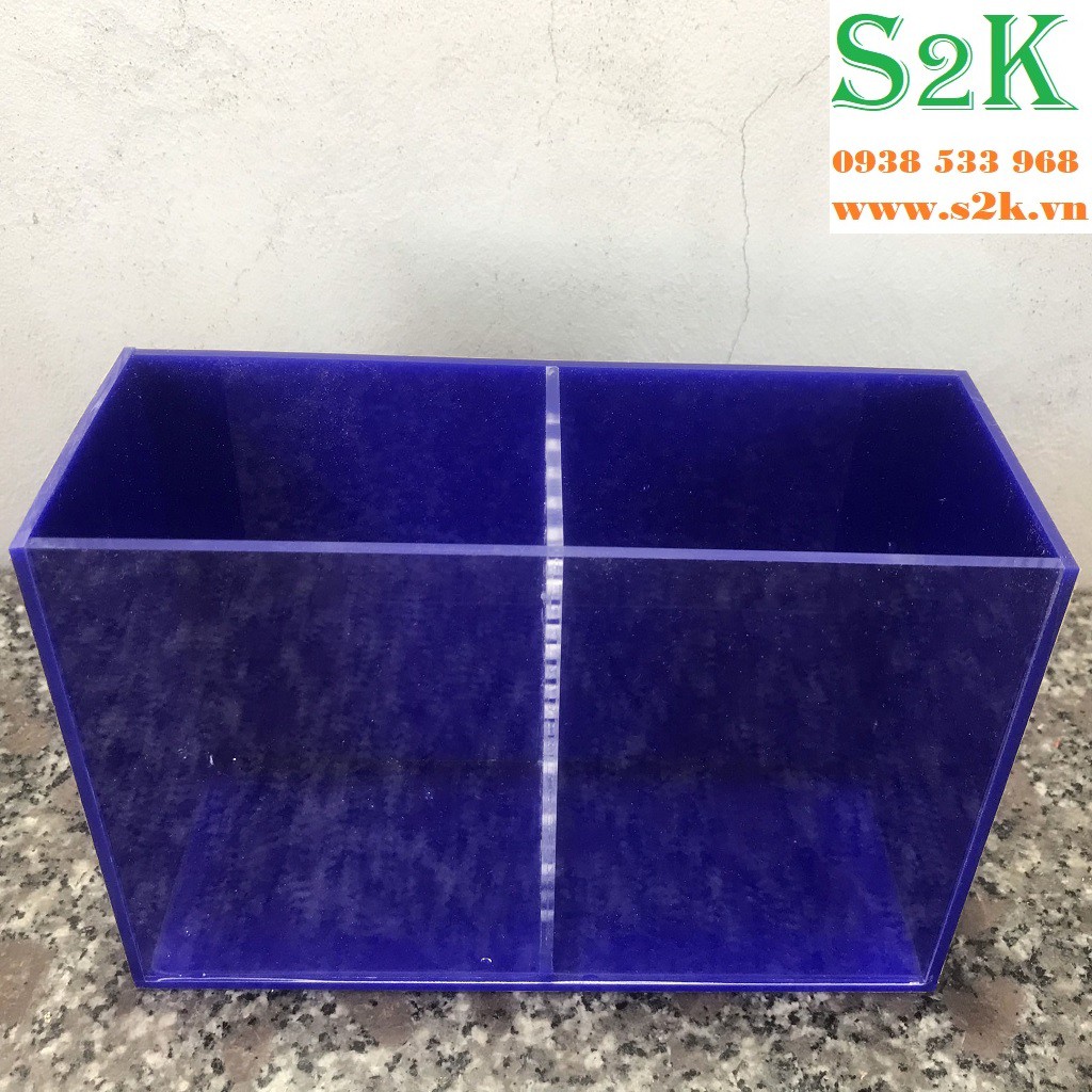 Bể acrylic Bể Show 2 ngăn , siêu trong, siêu nhẹ hồ mika phù hợp cho show cá, tép. Dùng kèm theo đèn, bơm, lọc