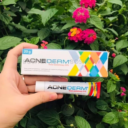 Kem Giảm Mụn Acne Derm Làm Trắng Da 20% Axit Azelaic 20g