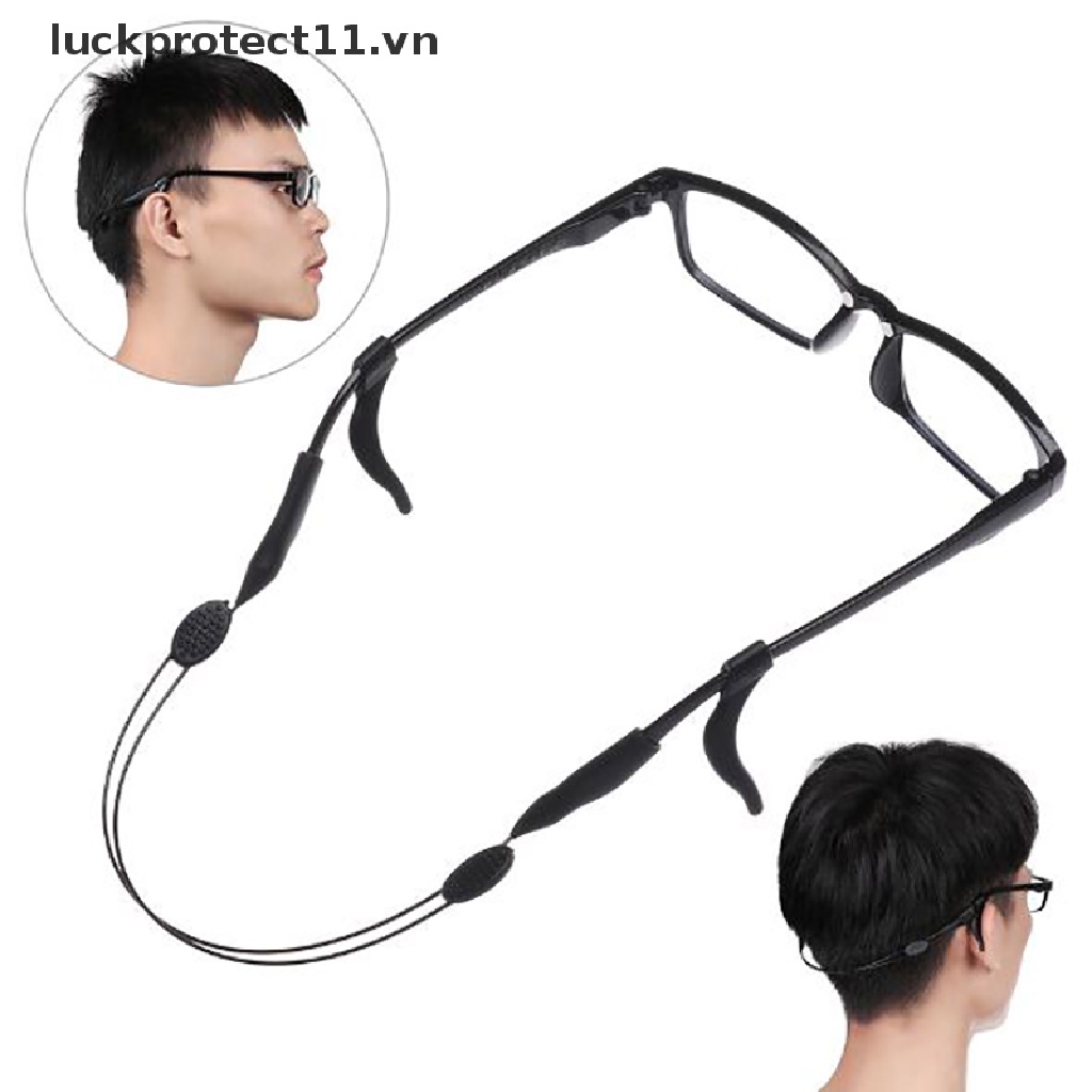 * 3c & Mới * 1 Bộ Dây Đeo Kính Bằng Silicon Có Thể Tháo Rời