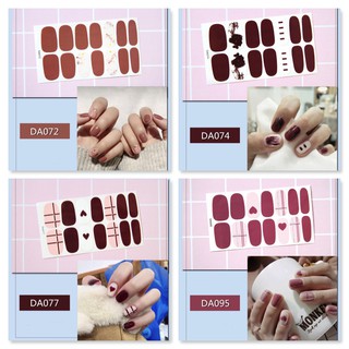 Bộ dán móng tay gồm 14 nail stick không thấm nước