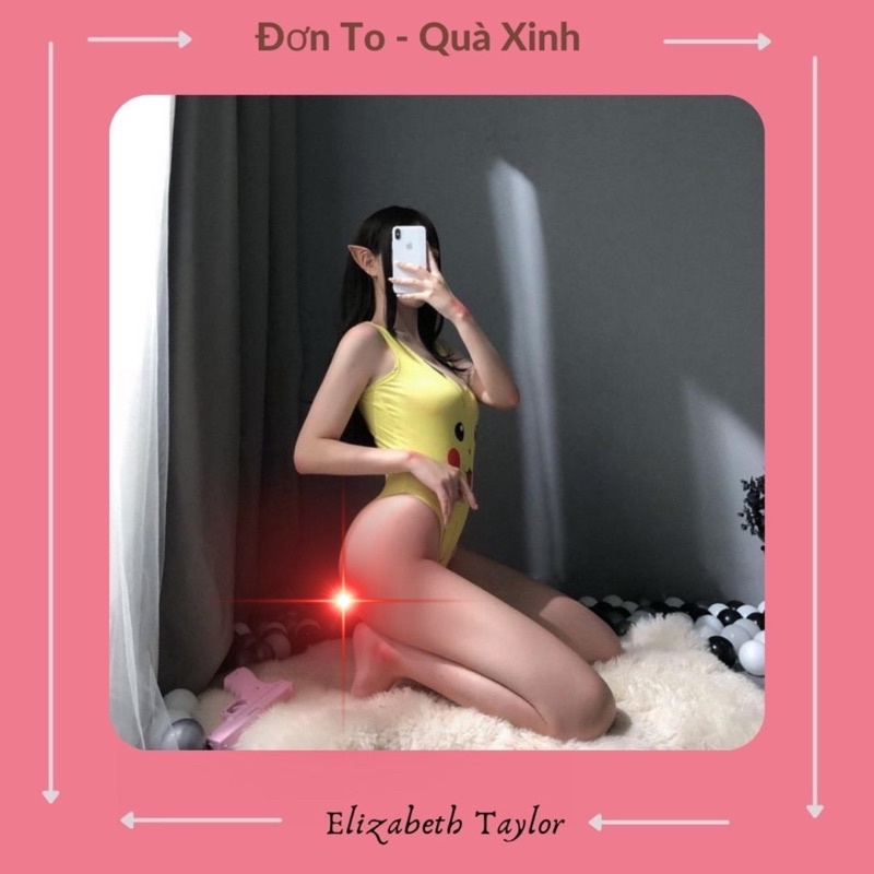 Anime Bodysuit Khoét Đũng | Cosplay Sexy Hoạ Tiết Anime Nhật Bản