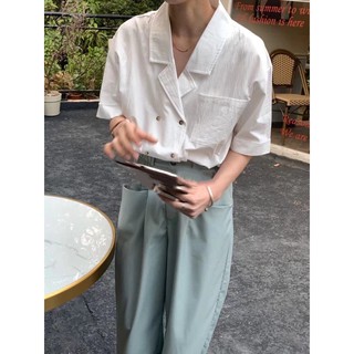Sơ mi đũi cổ pijama 32204 CHERRY COCO